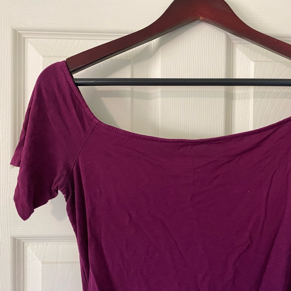 Off the shoulder tee. White House Black Market